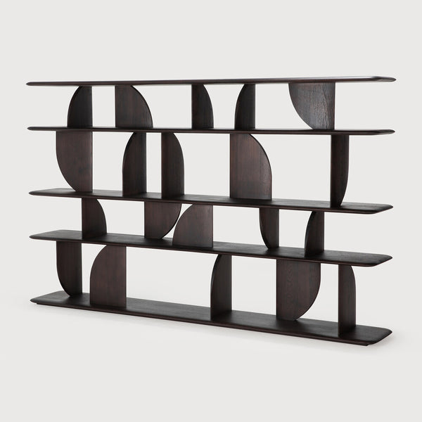 Geometric Rack - Teak Brown