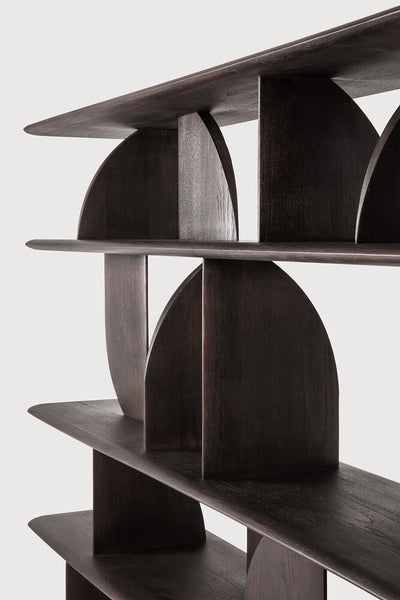 Geometric Rack - Teak Brown