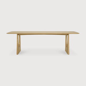 Geometric Dining Table - Oak