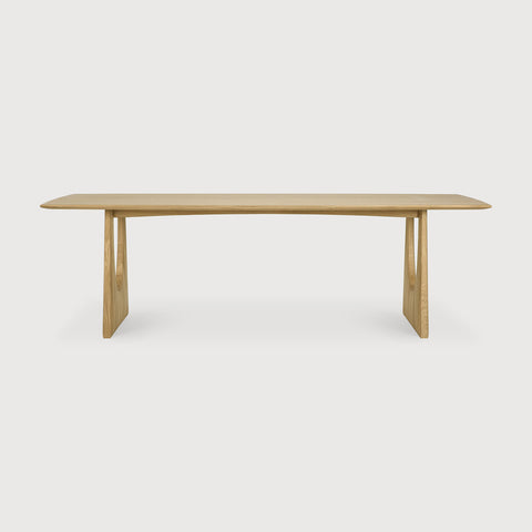 Geometric Dining Table - Oak