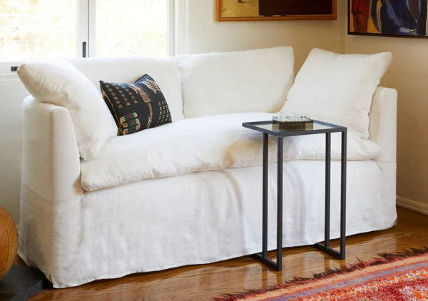 Havana 72" Loveseat - Miles White