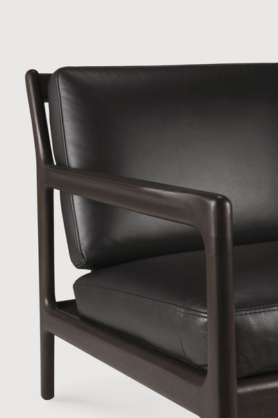 Jack Lounge Chair - Black Leather