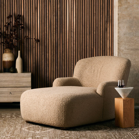 Karston Chaise Lounge - Camel