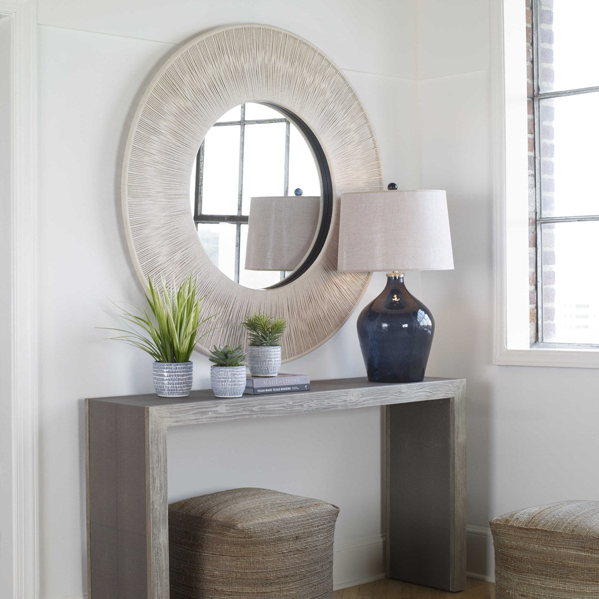 Rope Mirror - White