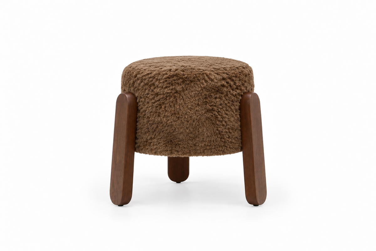 Lou Round Stool - Affair Teak