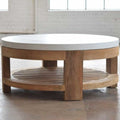 Concrete & Reclaimed Teak Coffee Table *Floor Model*