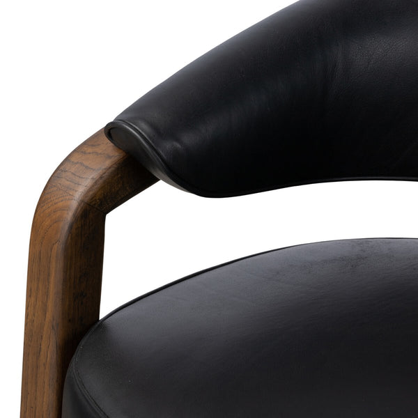 Marlene Chair - Black Leather