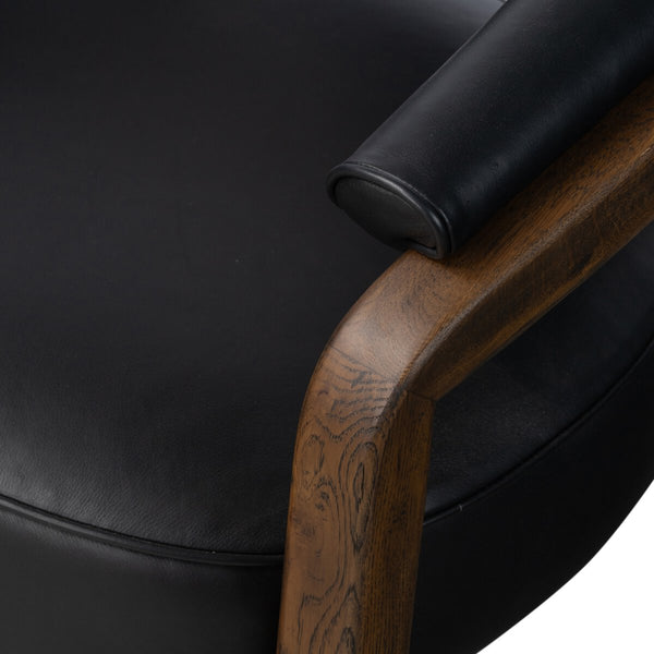 Marlene Chair - Black Leather