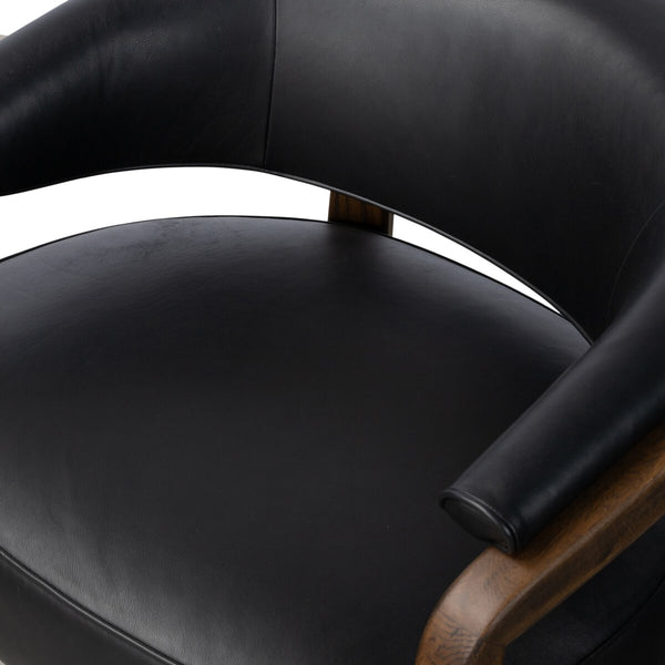 Marlene Chair - Black Leather