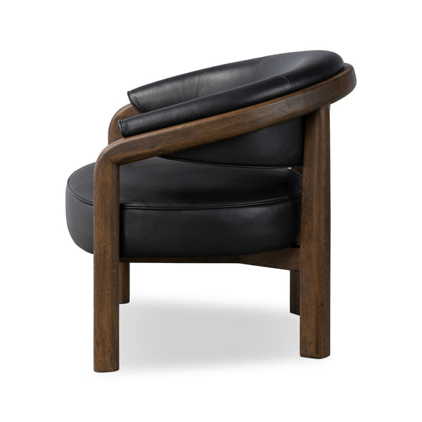 Marlene Chair - Black Leather