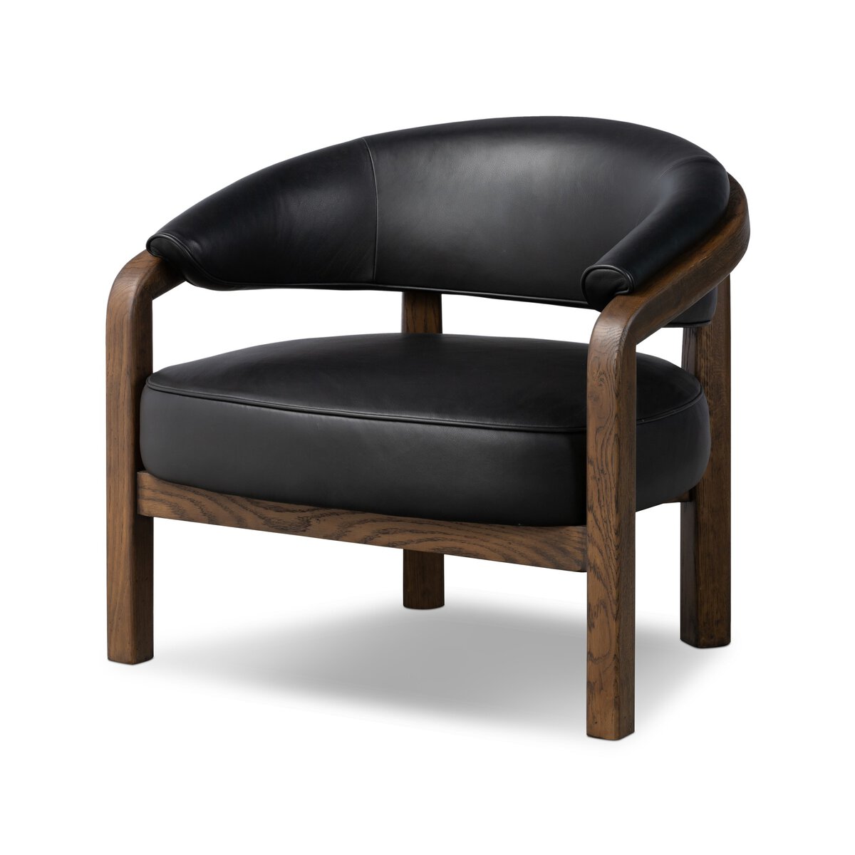 Marlene Chair - Black Leather