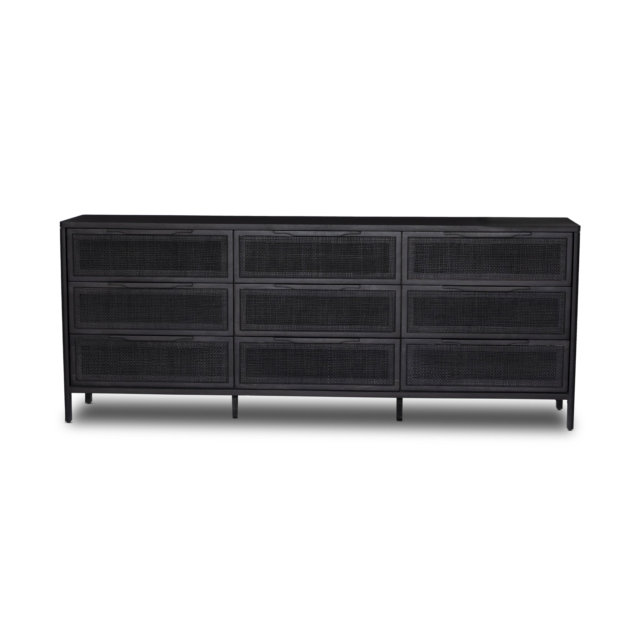 Melbourne 9 Drawer Dresser - Black Celadon House Melbourne 9 Drawer Dresser - Black Celadon House