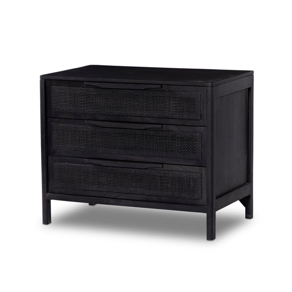 Melbourne Large Nightstand - Black