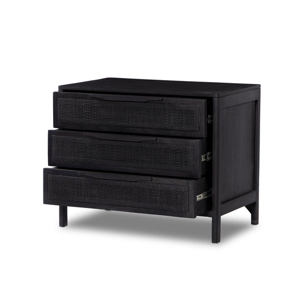 Melbourne Large Nightstand - Black