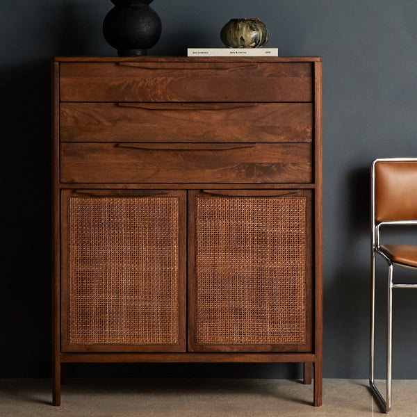 Melbourne Tall Dresser - Brown