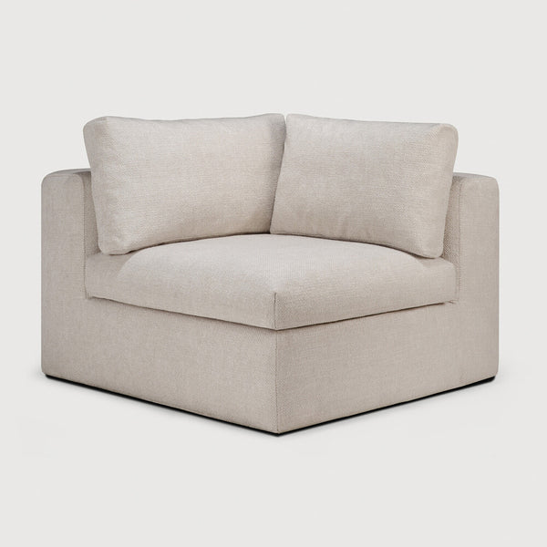 Mellow Modular Sofa Sectional - Ivory Fabric