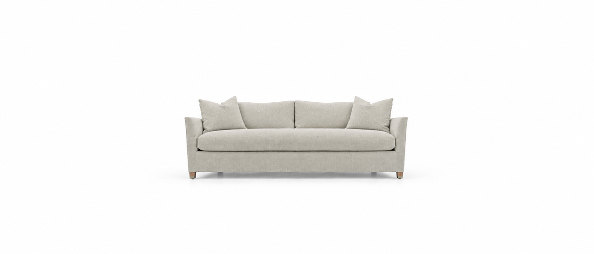 Victor Condo 86" Sofa - Shelter Performance Flax/Wheaton Linen