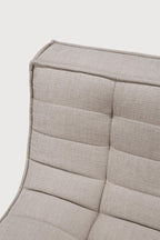 N701 Seat/ Armless Chair - Ecru Eco Fabric
