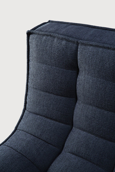 N701 1 Seat/ Armless Chair - Graphite Eco Fabric