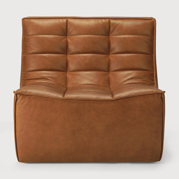 N701 1 Seat/ Armless Chair - Old Saddle Leather