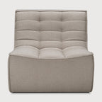 N701 Seat/ Armless Chair - Ecru Eco Fabric