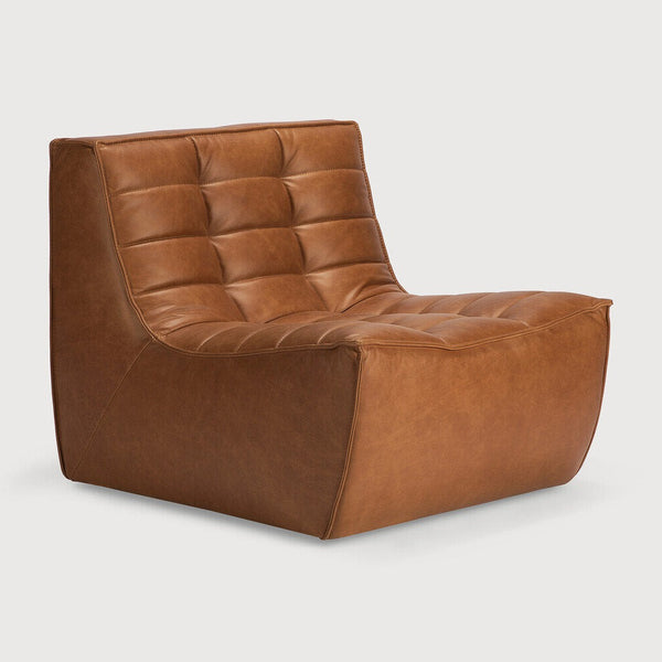 N701 1 Seat/ Armless Chair - Old Saddle Leather