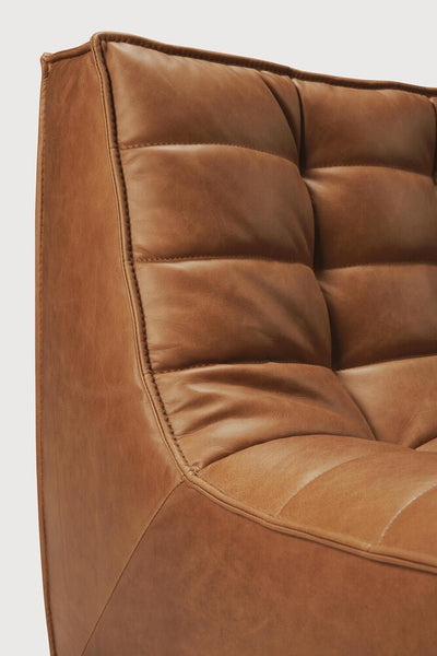 N701 1 Seat/ Armless Chair - Old Saddle Leather