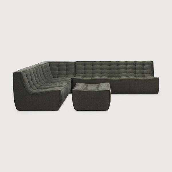 N701 Modular Sofa Sectional - Moss Eco Fabric