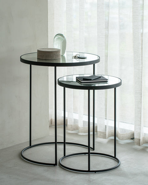 Nesting Side Tables - Clear