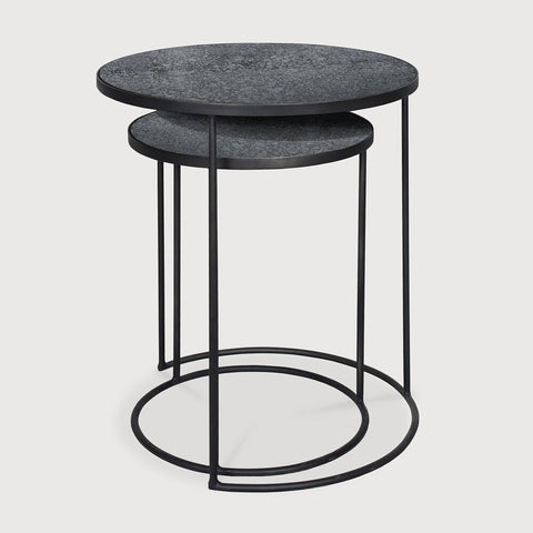 Nesting Side Tables - Charcoal