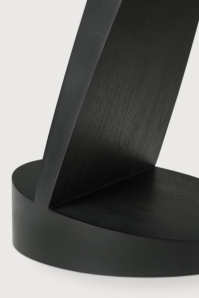 Oblic Side Table - Teak Black