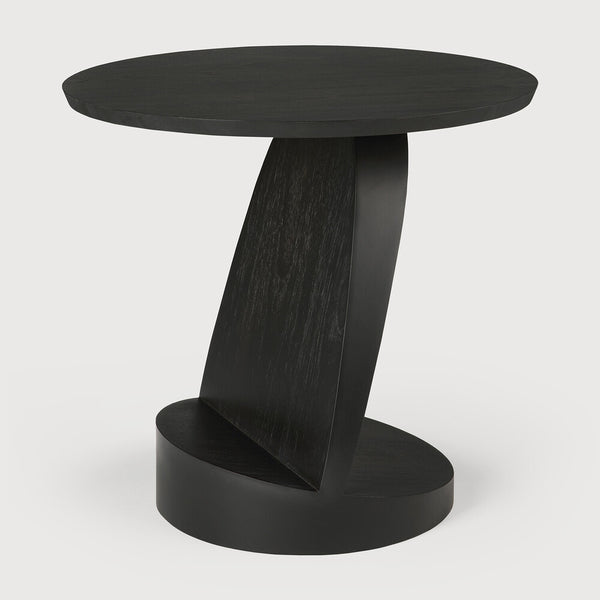 Oblic Side Table - Teak Black