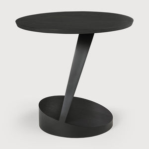 Oblic Side Table - Teak Black