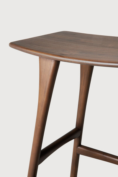 Osso Barstool - Teak Brown