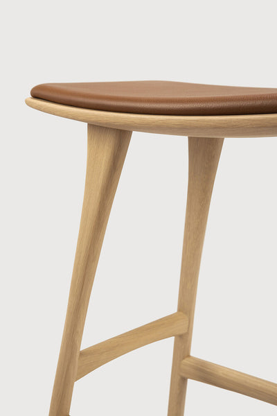 Osso Counterstool - Cognac Leather