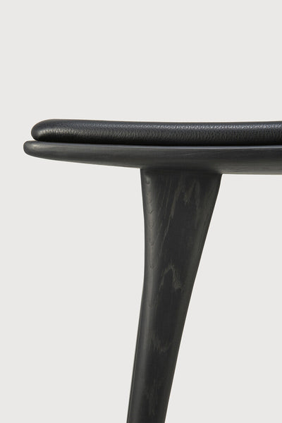 Osso Counterstool - Oak Black/ Leather