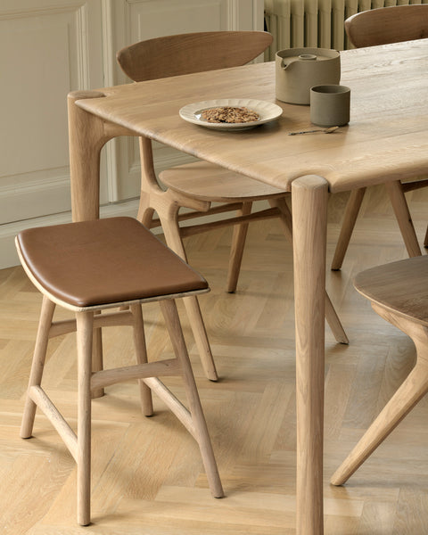 Osso Stool - Cognac Leather