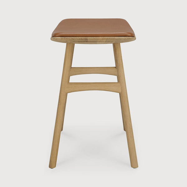 Osso Stool - Cognac Leather