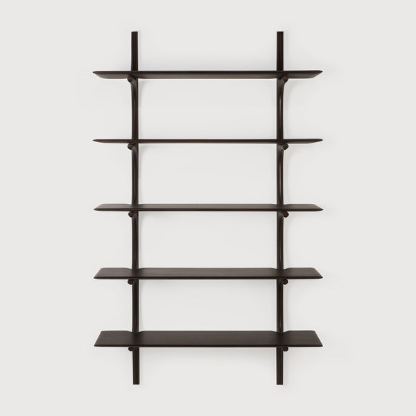 PI Wall Shelf - Mahogany Dark Brown