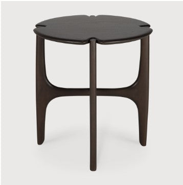 PI Side Table - Varnished Mahogany Dark Brown