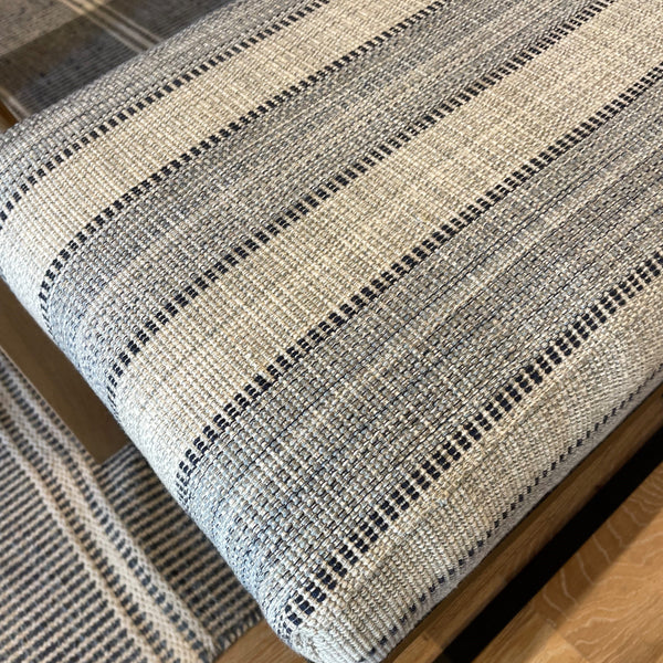 Cruz 60in Bench - Rayas Azul Kilim