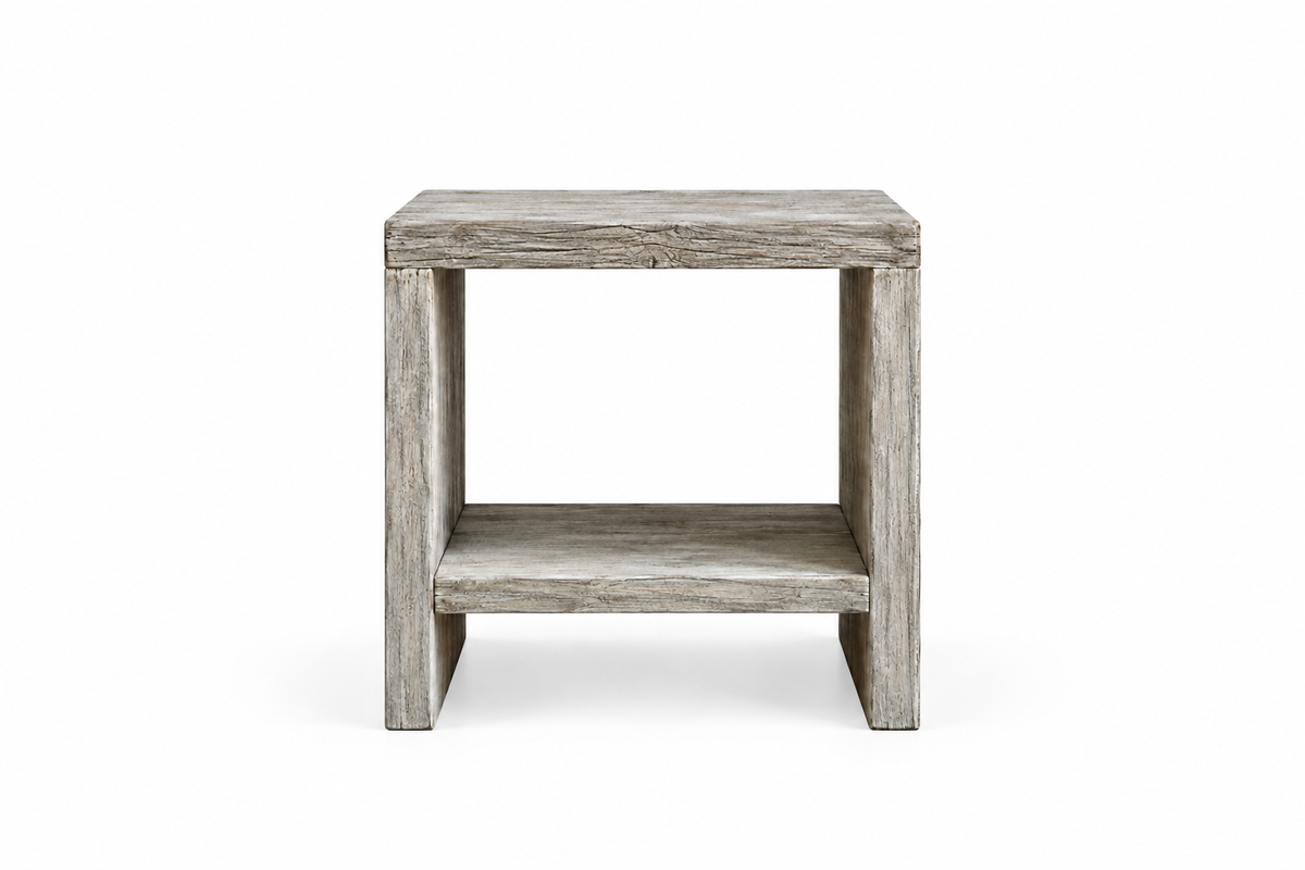 Reclaimed Elm Side Table
