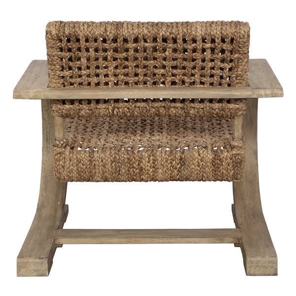 Remi Woven Accent Chair - Driftwood