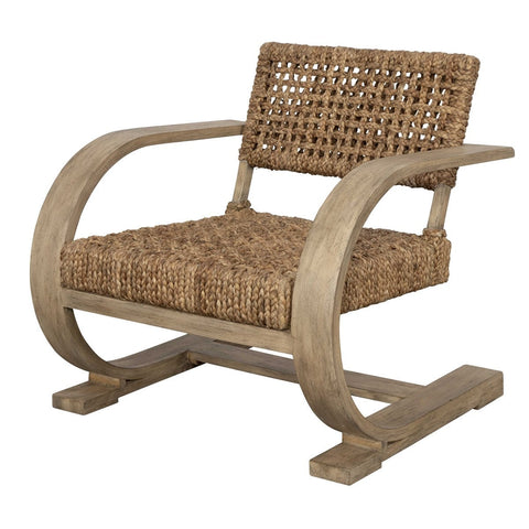 Remi Woven Accent Chair - Driftwood