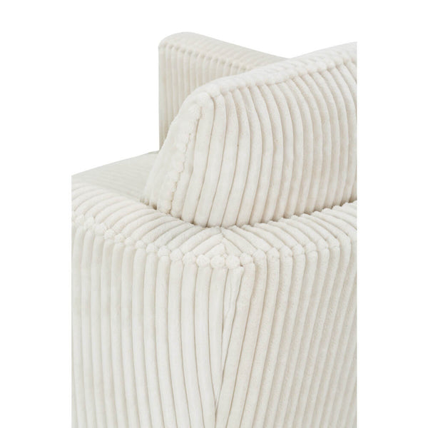 Rothko Swivel Chair - Ivory Corduroy