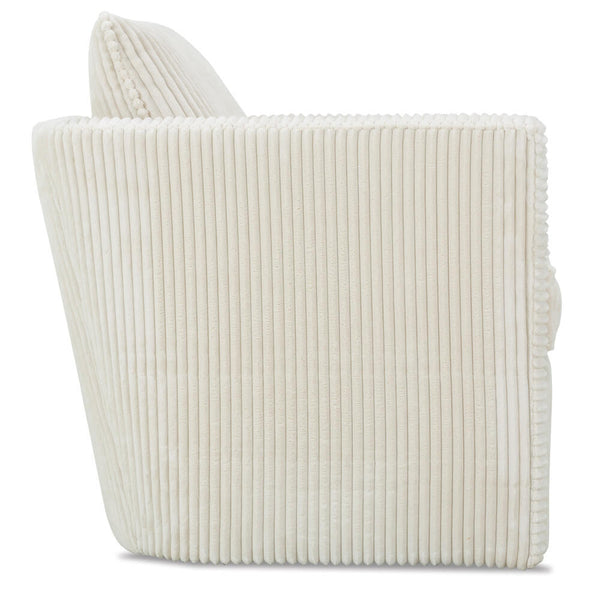 Rothko Swivel Chair - Ivory Corduroy