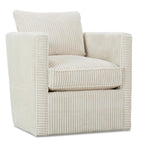 Rothko Swivel Chair - Ivory Corduroy