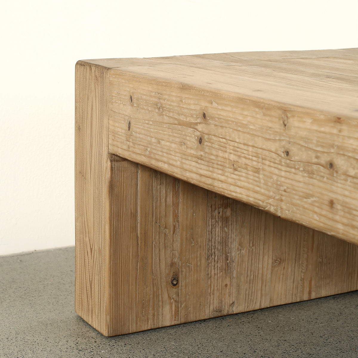 Seaside Slab 60" Coffee Table - Weathered Natural