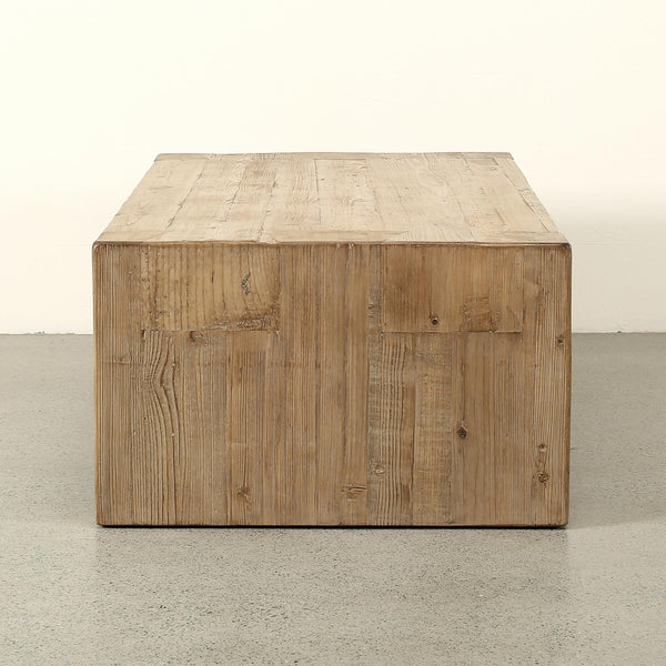 Seaside Slab 60" Coffee Table - Weathered Natural