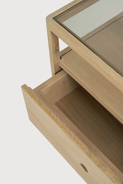 Spindle Bedside Table - Oak